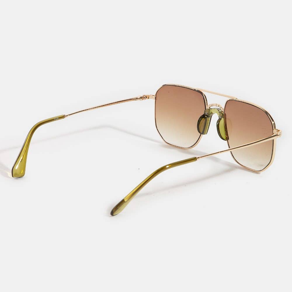 Simple Square Aviator Sunglasses - Purpose + Passion Boutique