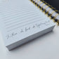 Simple "Trust" Notepad - Chunky Notepad - Purpose + Passion Boutique