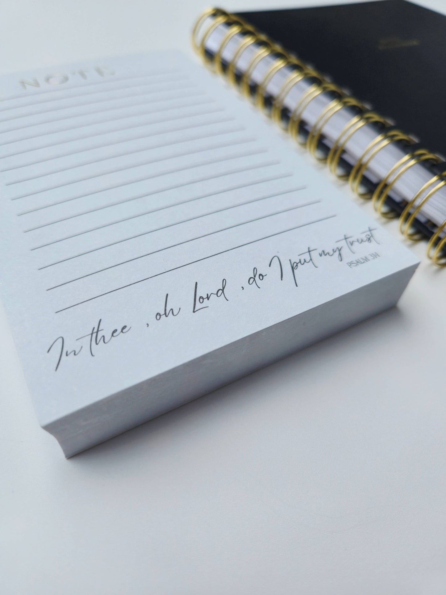 Simple "Trust" Notepad - Chunky Notepad - Purpose + Passion Boutique