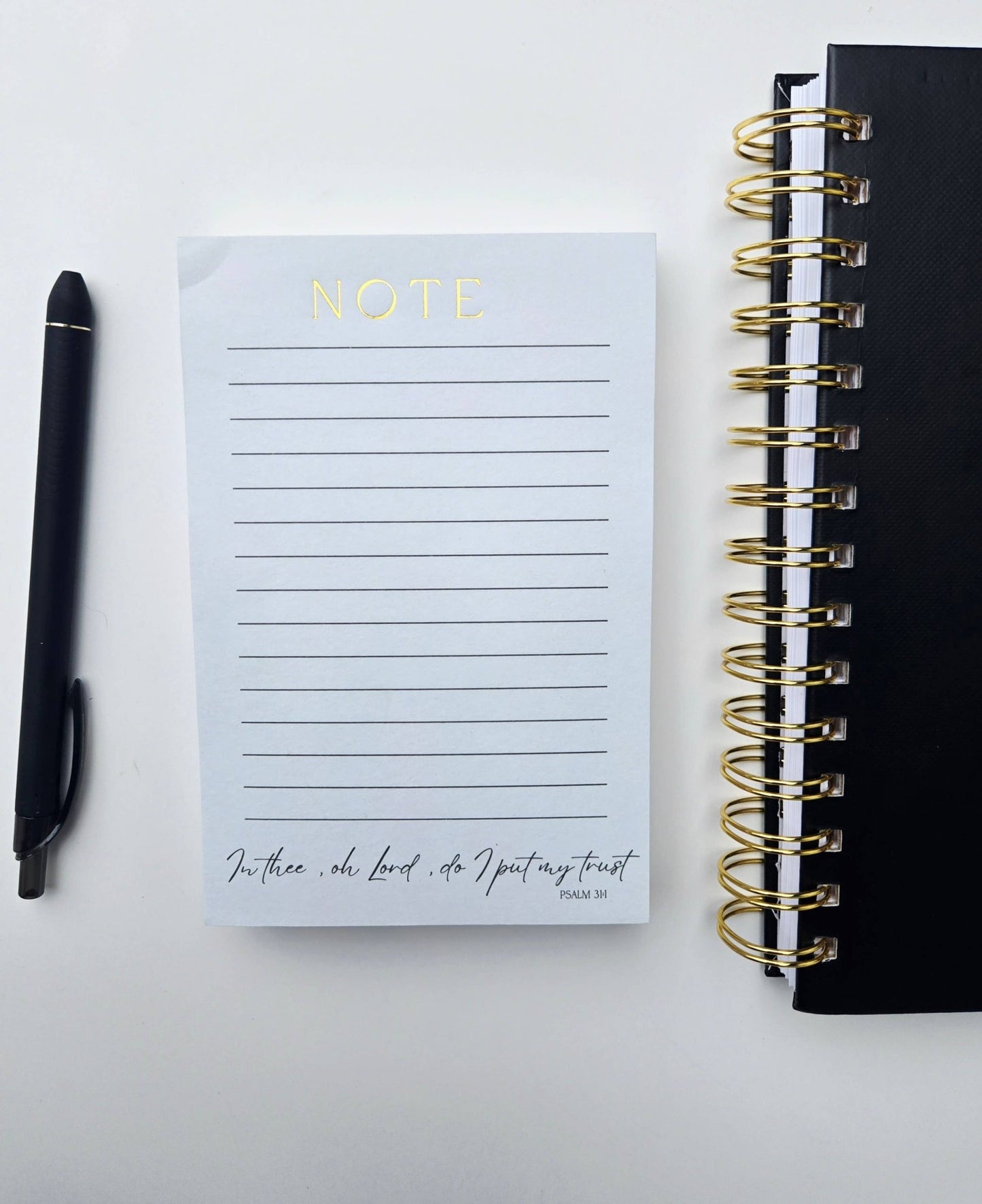 Simple "Trust" Notepad - Chunky Notepad - Purpose + Passion Boutique