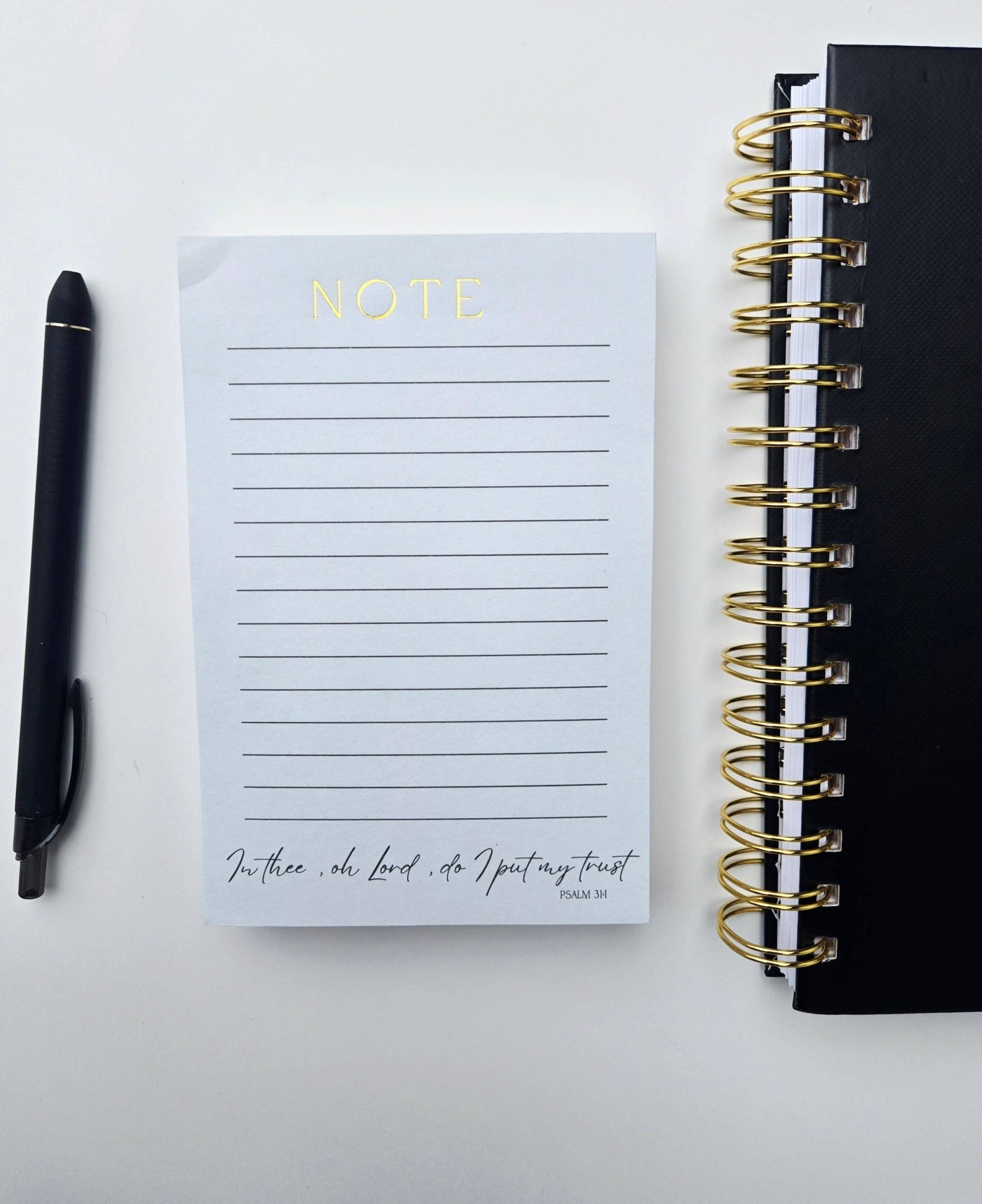 Simple "Trust" Notepad - Chunky Notepad - Purpose + Passion Boutique