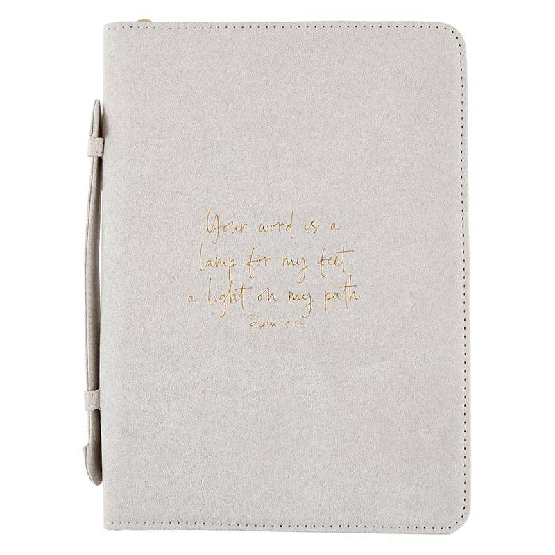 Simply Faith Bible Cover - Psalm 119:105 - Purpose + Passion Boutique