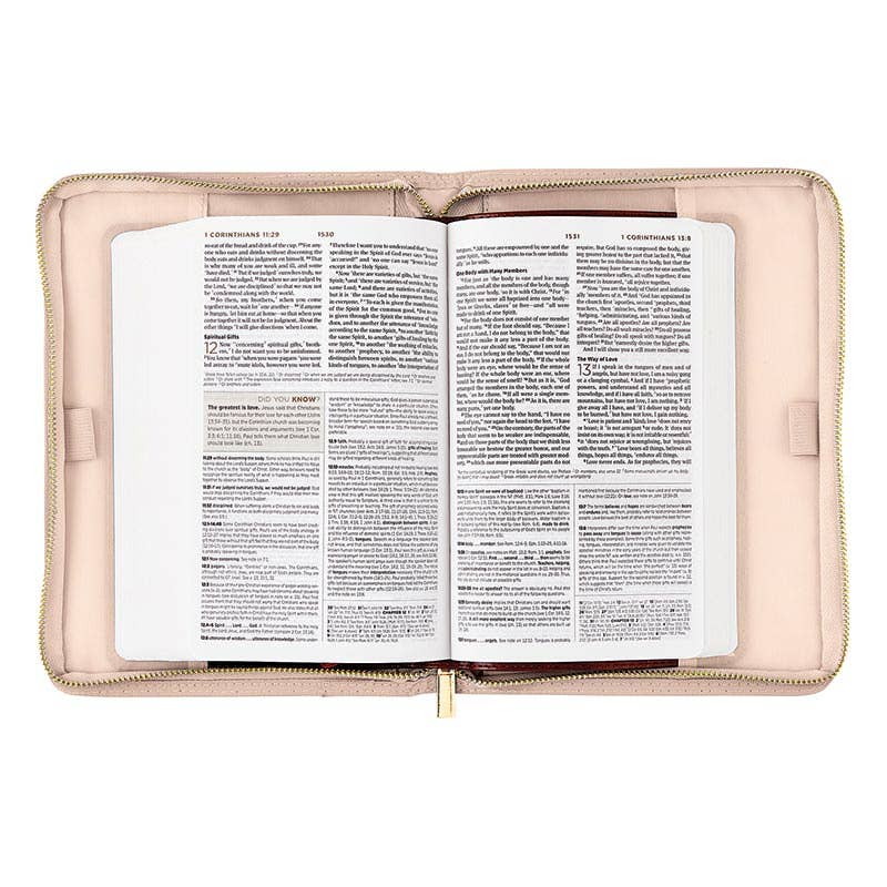 Simply Faith Bible Cover - Romans 8:28 - Purpose + Passion Boutique
