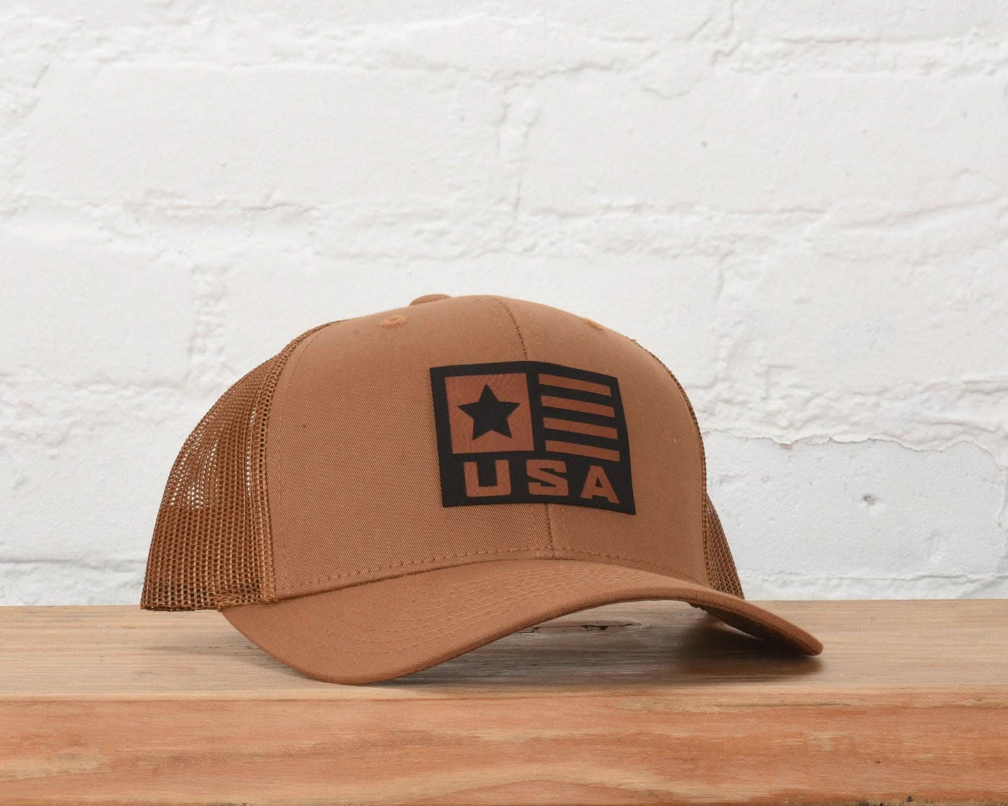 Single Star USA Snapback - Caramel - Purpose + Passion Boutique