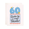 Sixty Cake Greeting Card - Purpose + Passion Boutique