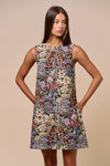 Sleeveless Black Floral Dress - Purpose + Passion Boutique