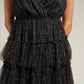 Sleeveless Black Tiered Tulle Glitter Mini Dress - Purpose + Passion Boutique