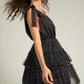 Sleeveless Black Tiered Tulle Glitter Mini Dress - Purpose + Passion Boutique