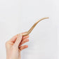 Slim Gold Alligator Claw Clip - Purpose + Passion Boutique