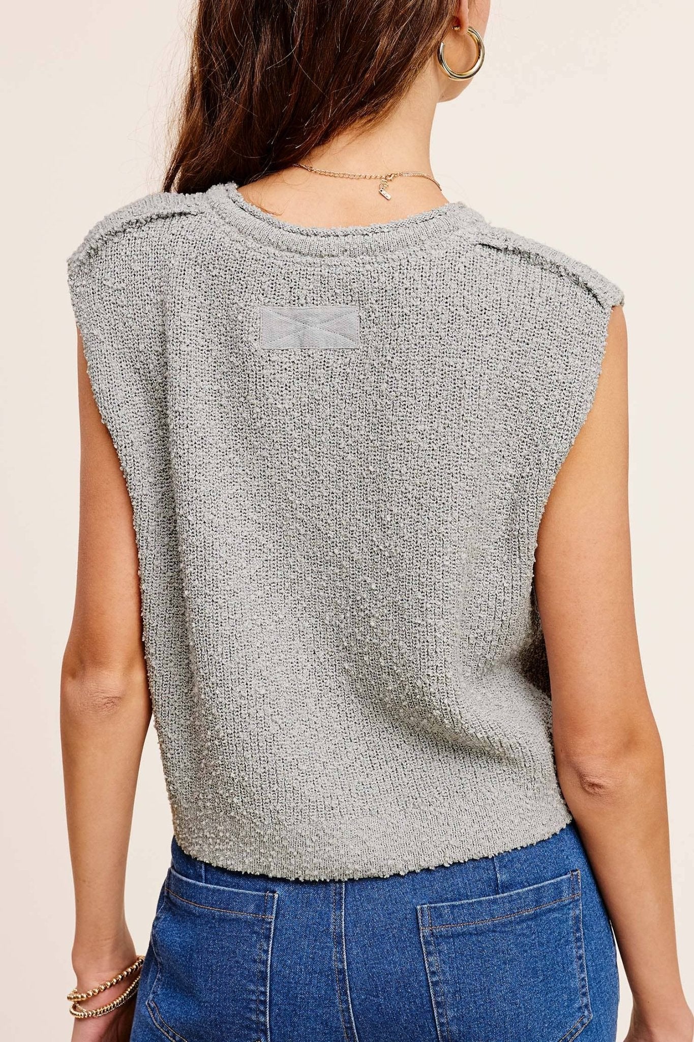 Slouchy Cropped Sweater Top - Purpose + Passion Boutique