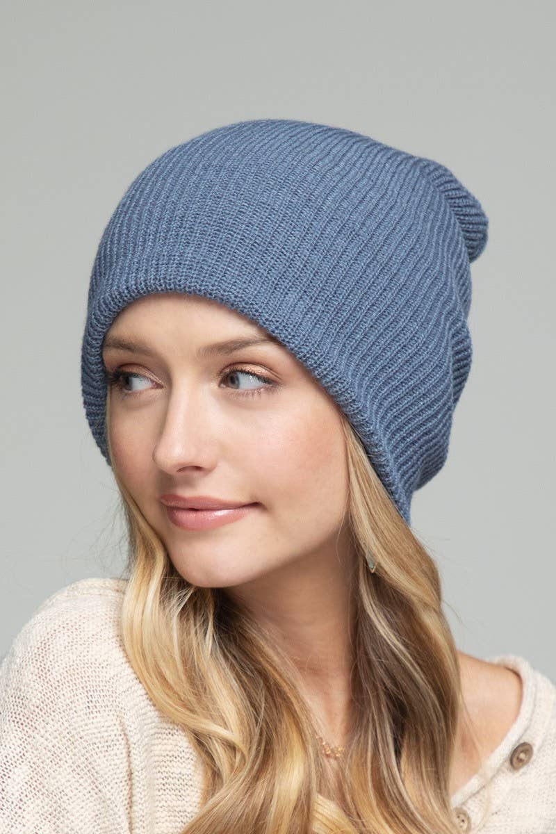 Slouchy Knit Beanie - Purpose + Passion Boutique