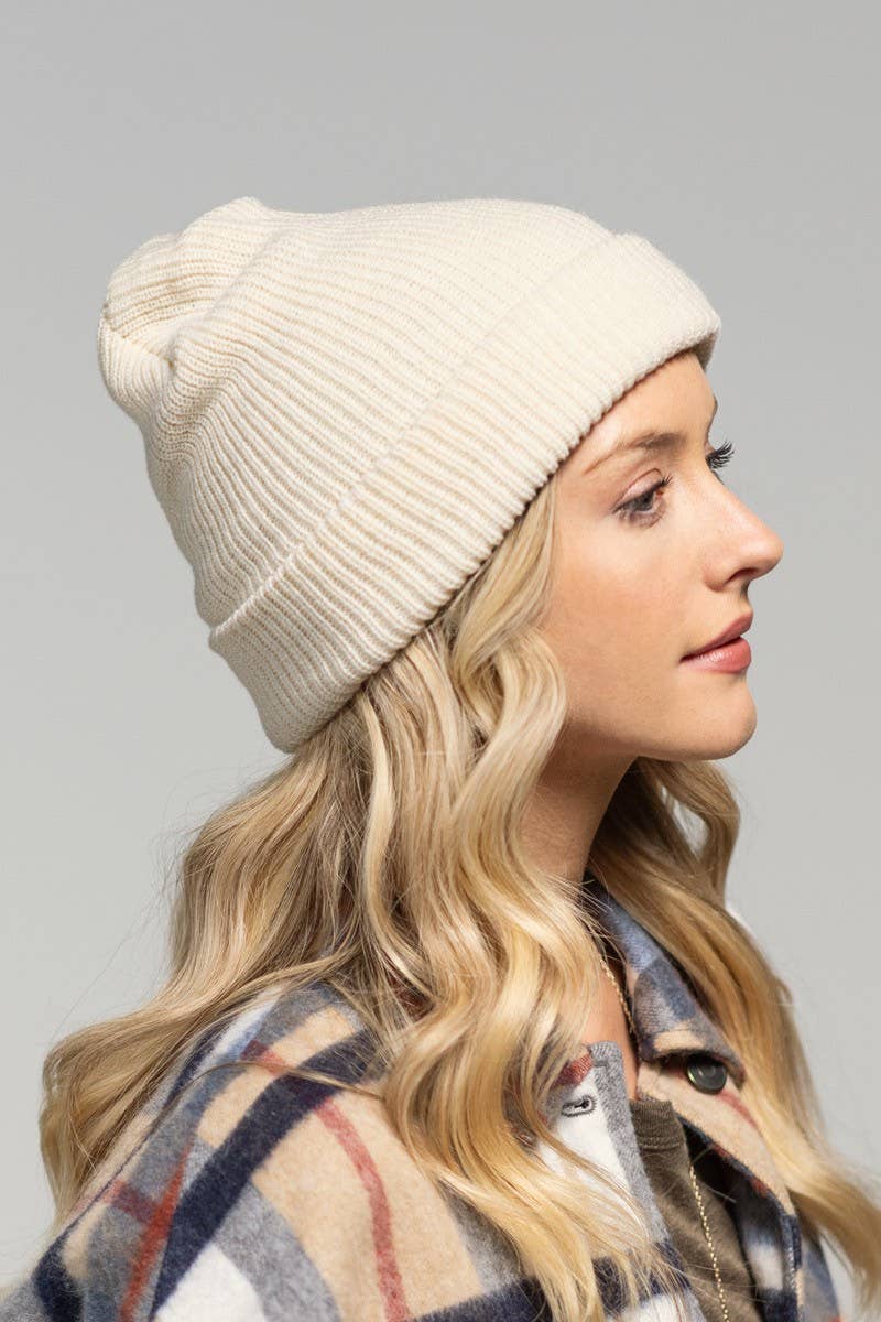 Slouchy Knit Beanie - Purpose + Passion Boutique