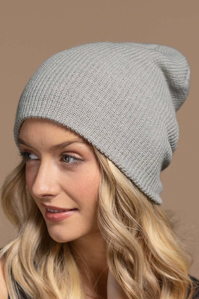 Slouchy Knit Beanie - Purpose + Passion Boutique