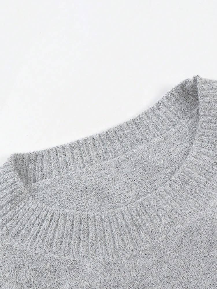 Slouchy Teddy Bear Grey Cozy Sweater - Purpose + Passion Boutique