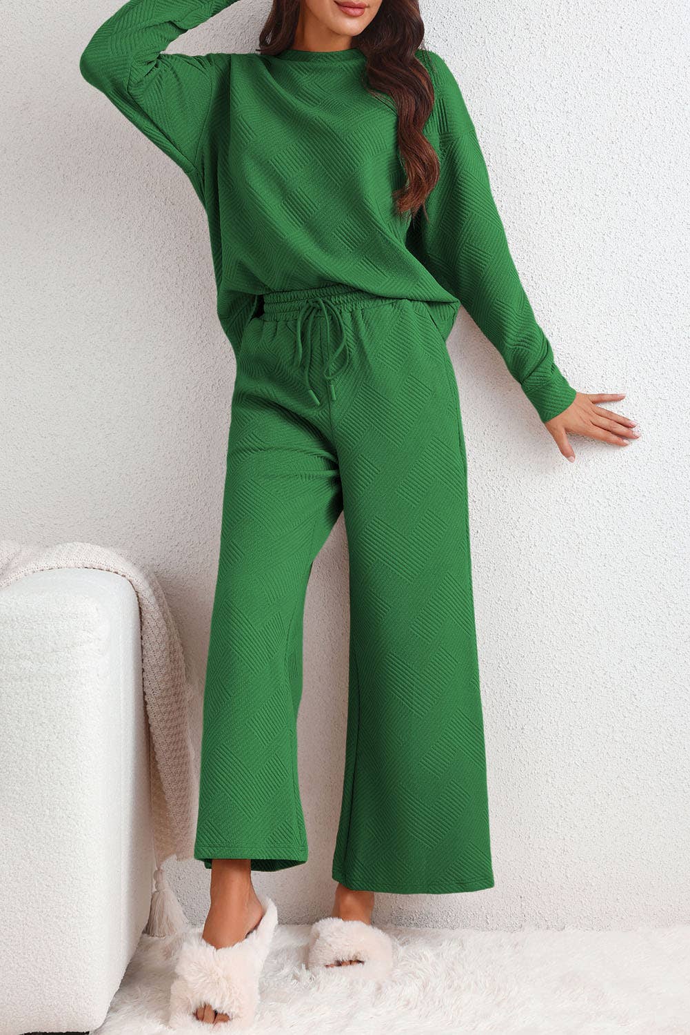 Slouchy Ultra Loose Textured (2pcs) - Purpose + Passion Boutique