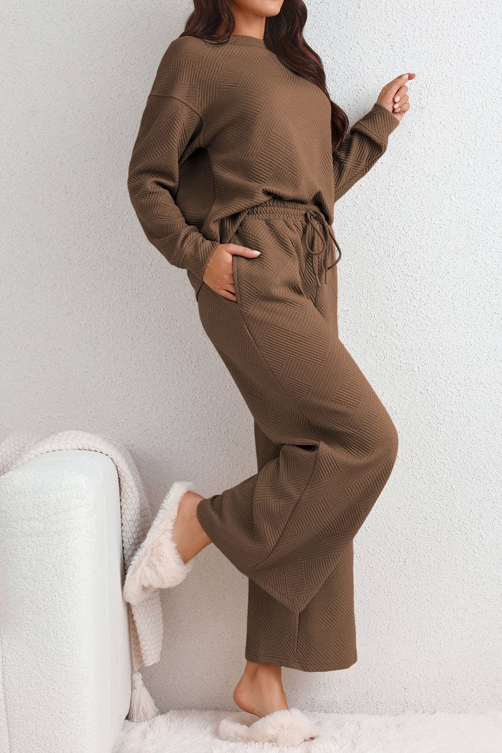 Slouchy Ultra Loose Textured (2pcs) - Purpose + Passion Boutique