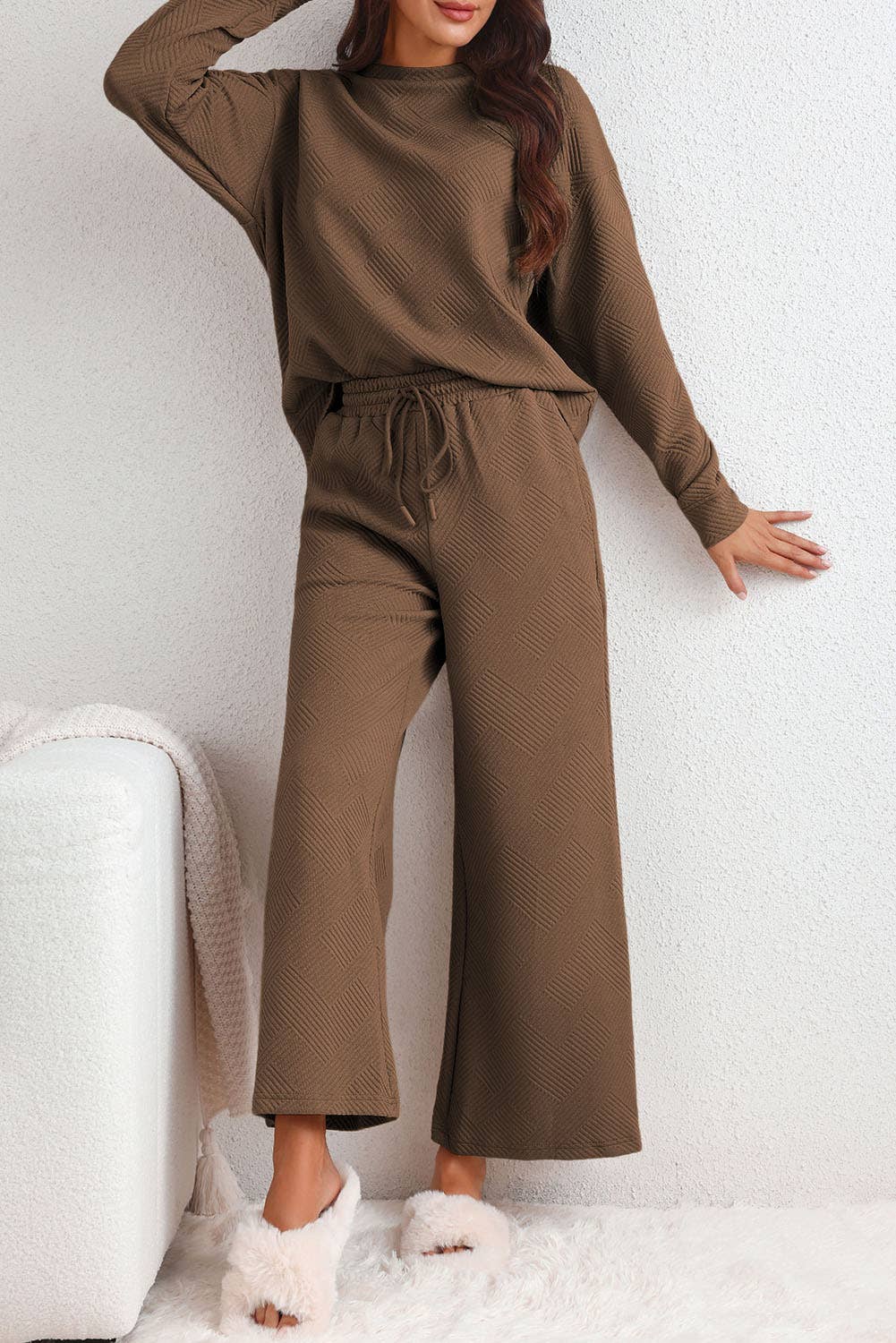 Slouchy Ultra Loose Textured (2pcs) - Purpose + Passion Boutique