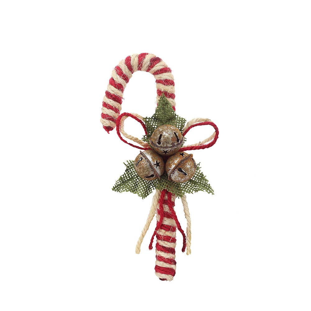 Small Burgundy Candy Cane - Purpose + Passion Boutique