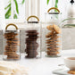 Small Jar with Lid - Gold/ Nickel - Purpose + Passion Boutique