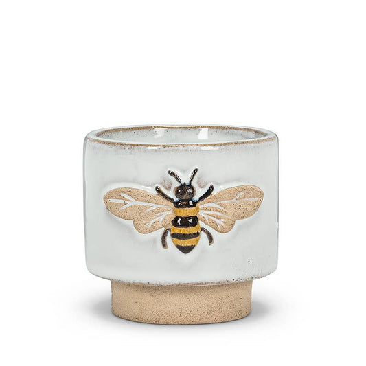 Small Single Emboss Bee Planter - Purpose + Passion Boutique