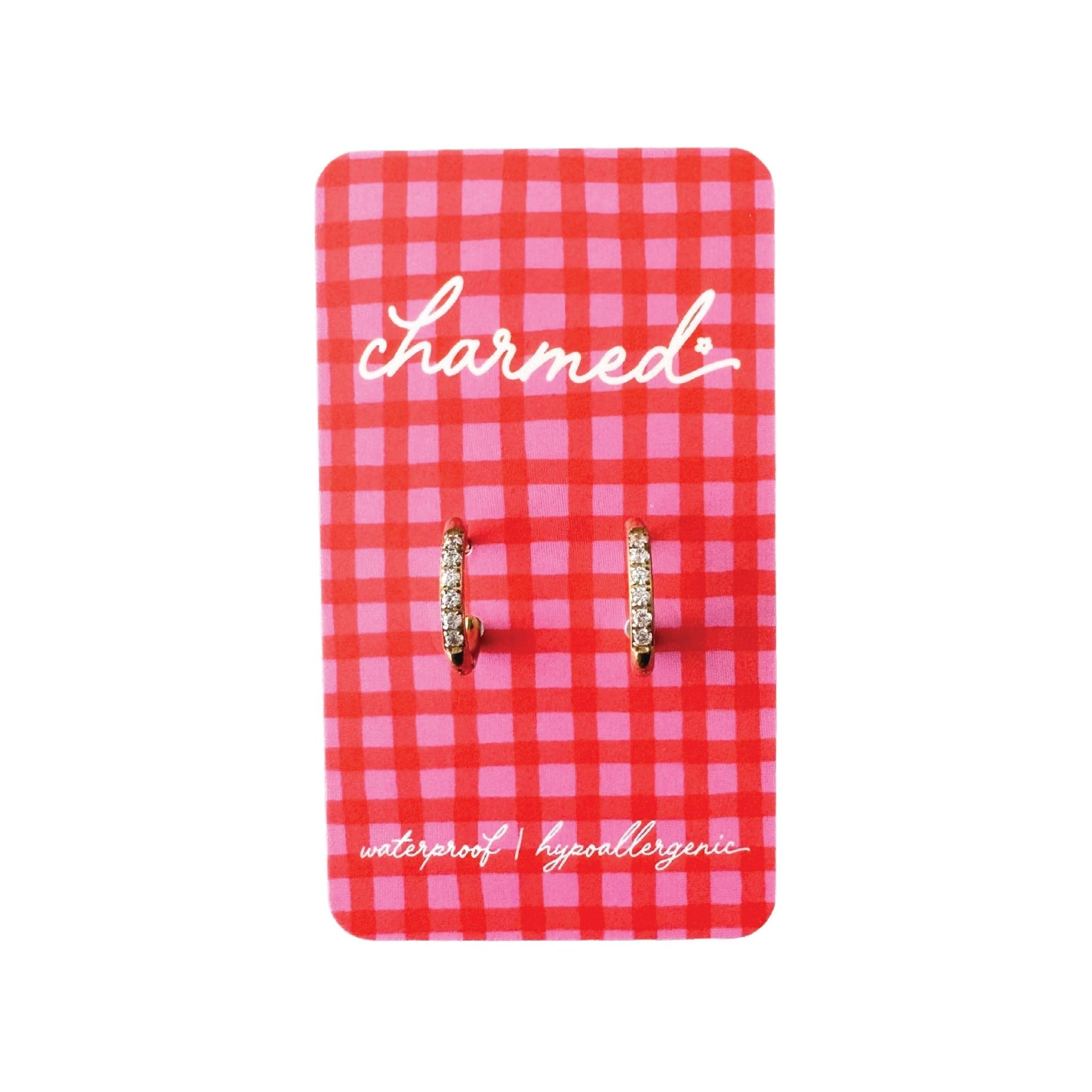 Small Sparkle Hoop Earrings - Purpose + Passion Boutique