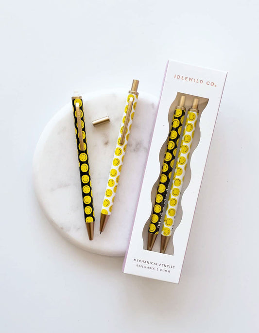 Smiley Mechanical Pencils - Purpose + Passion Boutique