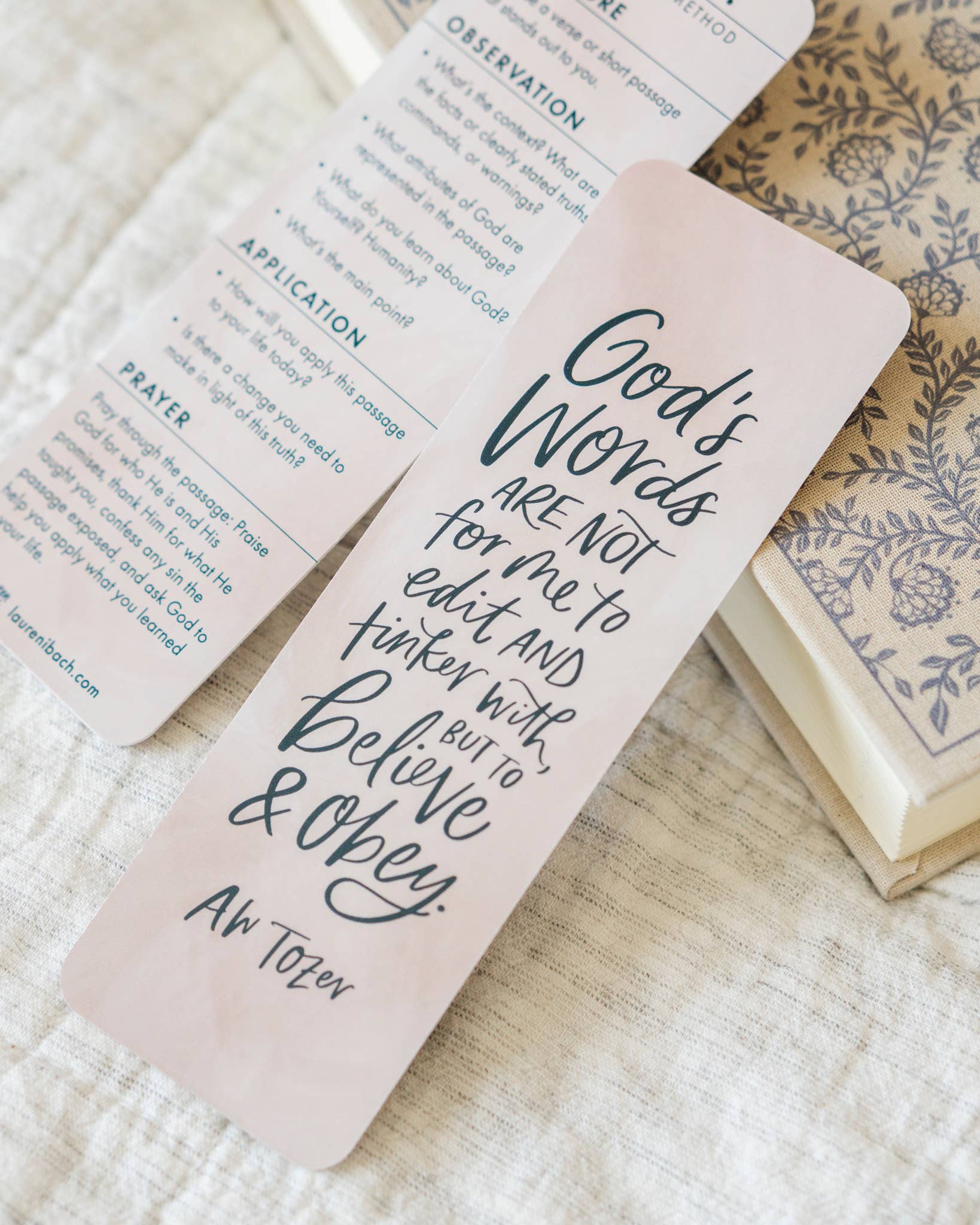 SOAP Bible Study Bookmark - Purpose + Passion Boutique
