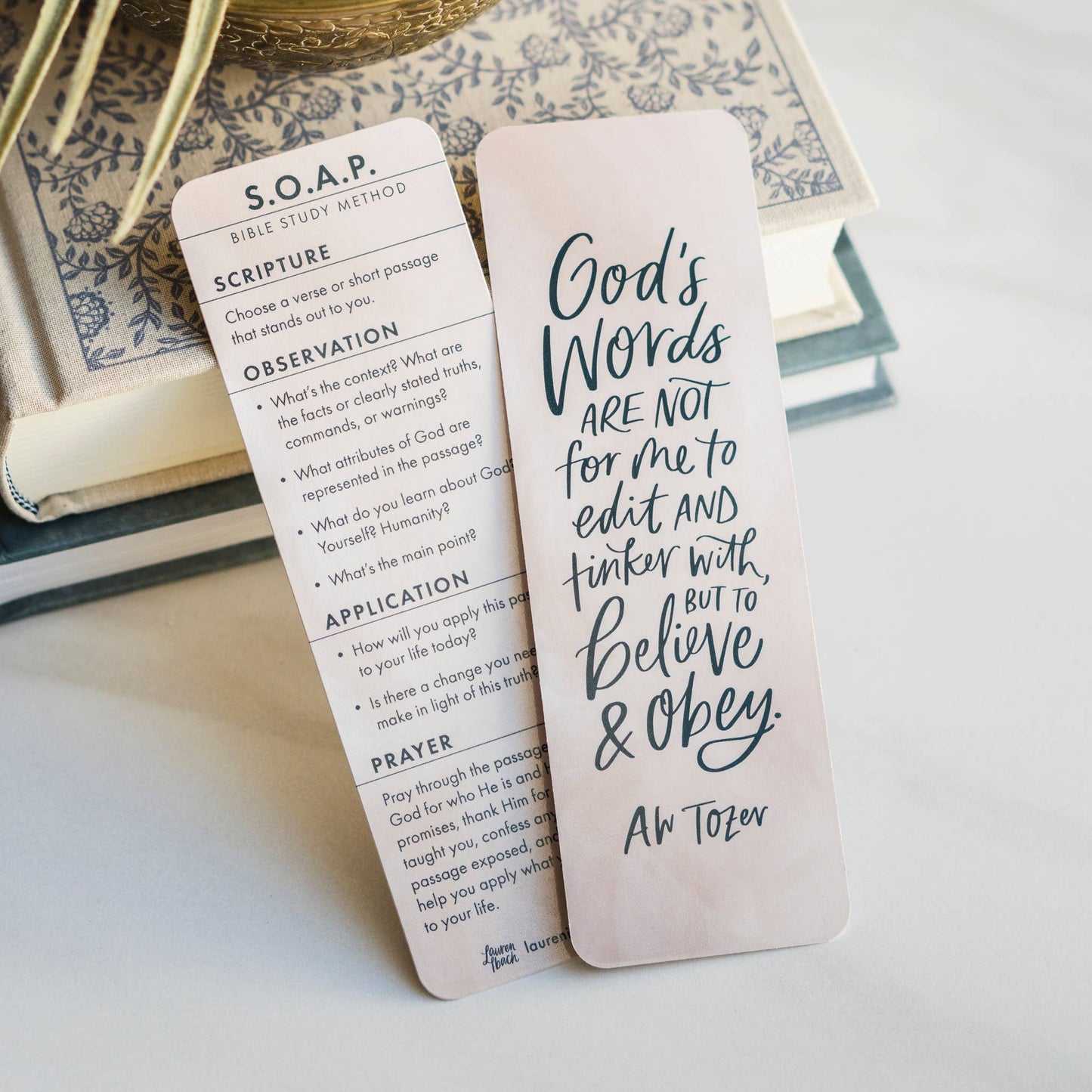 SOAP Bible Study Bookmark - Purpose + Passion Boutique