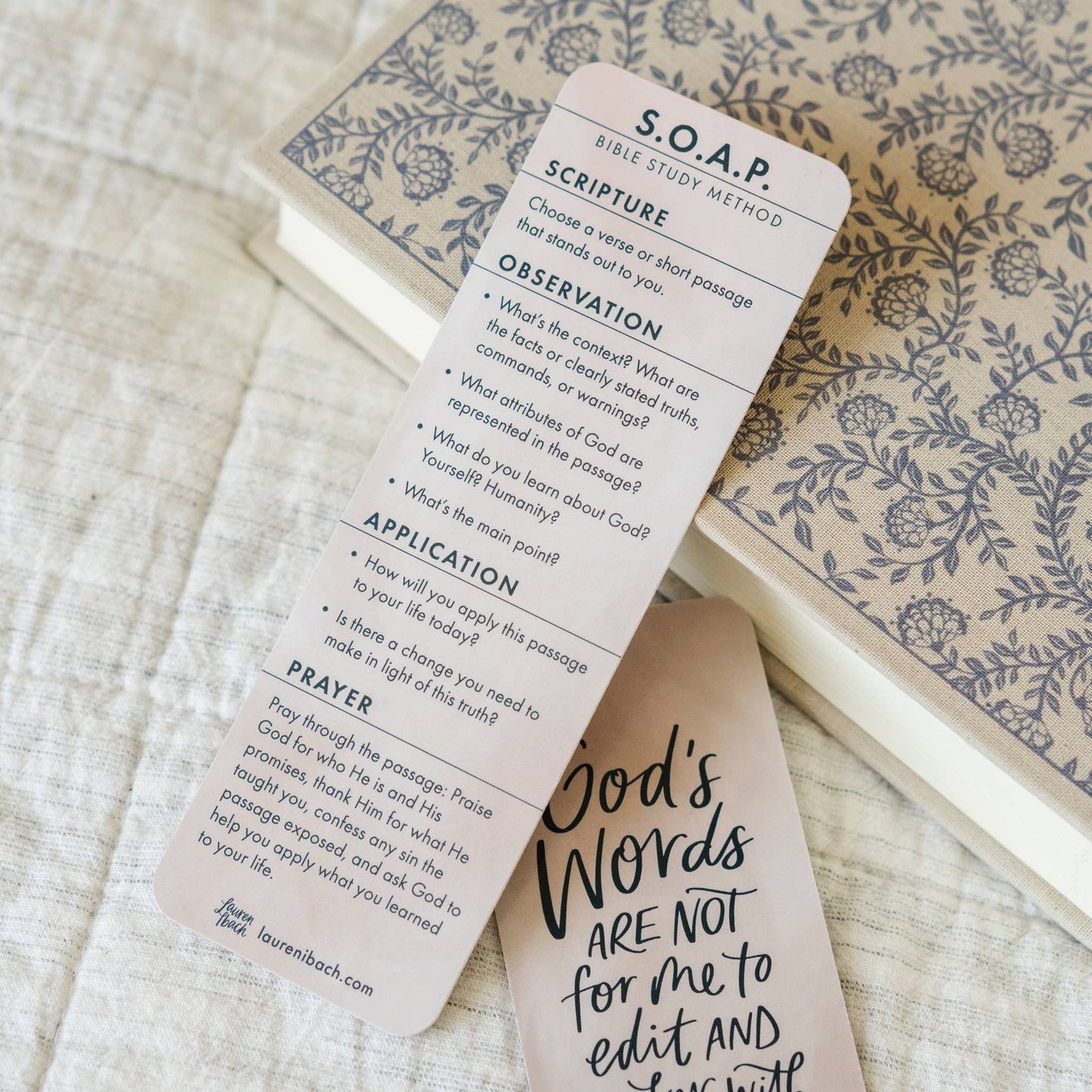 SOAP Bible Study Bookmark - Purpose + Passion Boutique