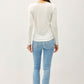 Soft Basic Split Neck Long Sleeve Knit Shirt - Purpose + Passion Boutique