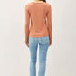 Soft Basic Split Neck Long Sleeve Knit Shirt - Purpose + Passion Boutique