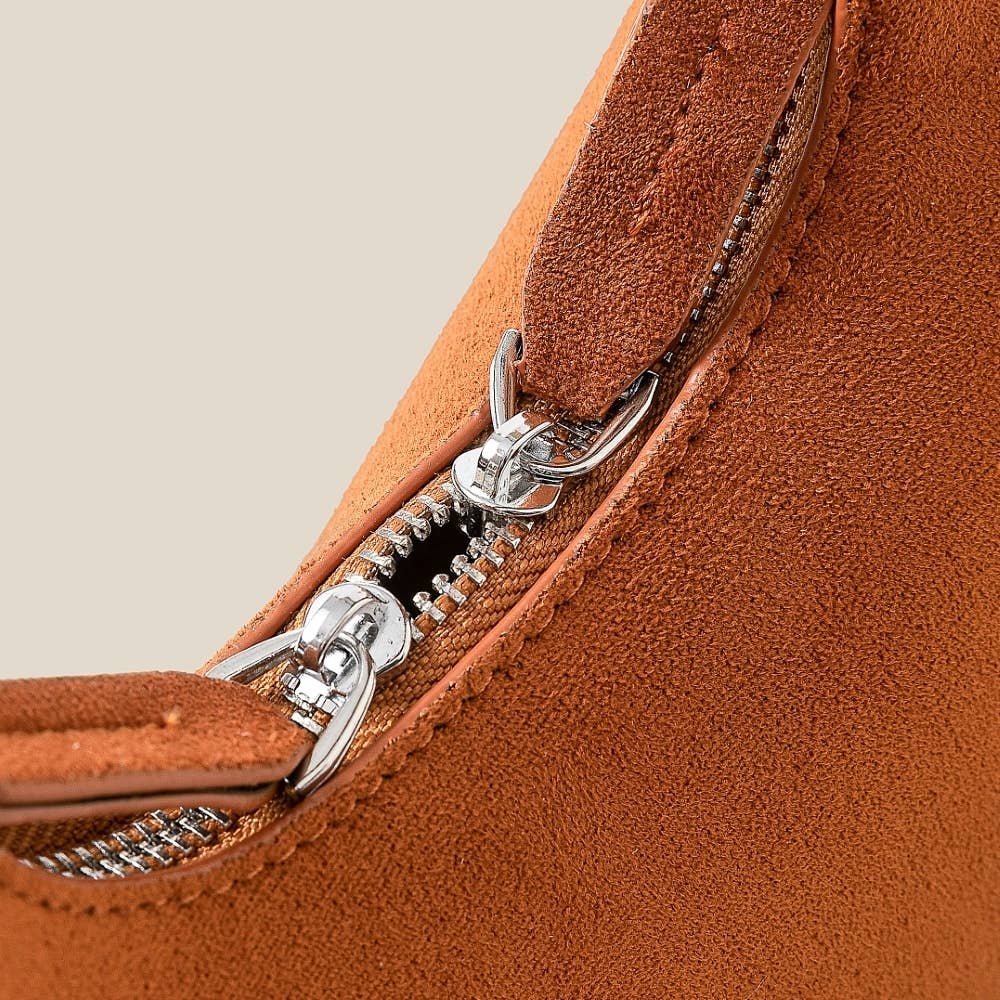 Soft Circle Brown Hand Bag - Purpose + Passion Boutique