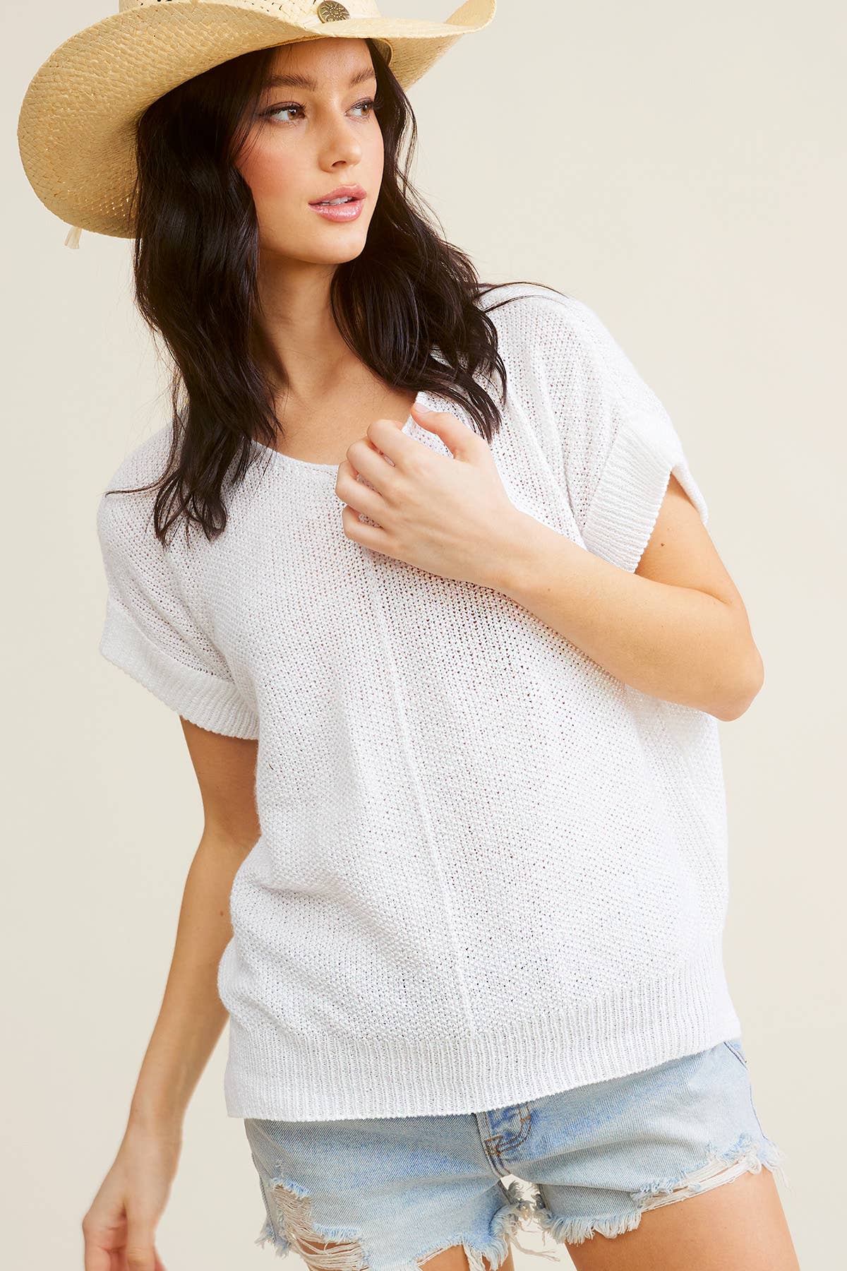 Soft Lightweight V - Neck Spring Top - Purpose + Passion Boutique