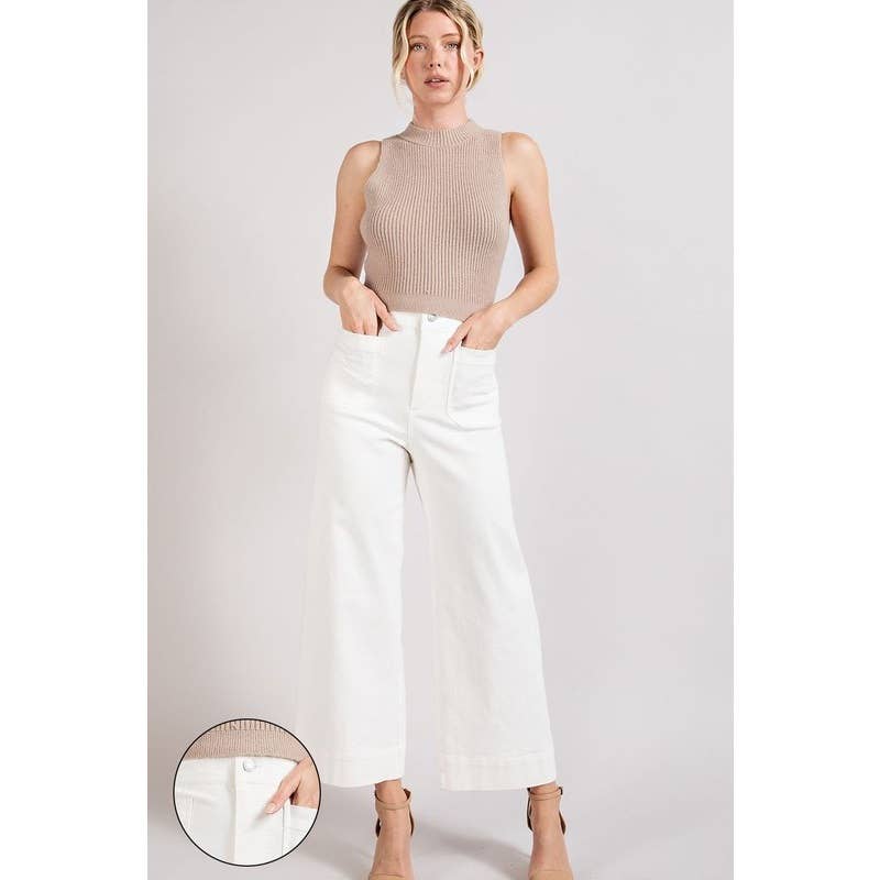 Soft Washed Wide Leg Jeans - Purpose + Passion Boutique