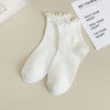 Solid Color Ruffle Ankle Socks - Purpose + Passion Boutique