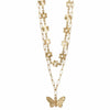 Spring Flyer Gold Flower Layer Necklace - Purpose + Passion Boutique