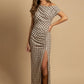 Spring Off - Shoulder Gingham Maxi Dress - Purpose + Passion Boutique