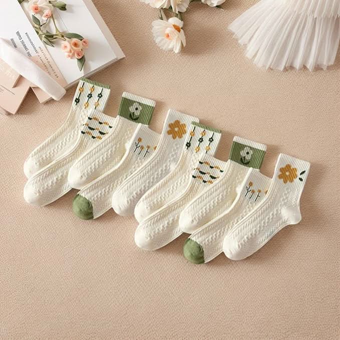 Spring White Ankle Socks - Purpose + Passion Boutique