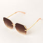 Square Sunglasses with Rhinestone Corners - Purpose + Passion Boutique