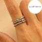Stainless Steel Stackable Plain Band Rings Linked - Purpose + Passion Boutique