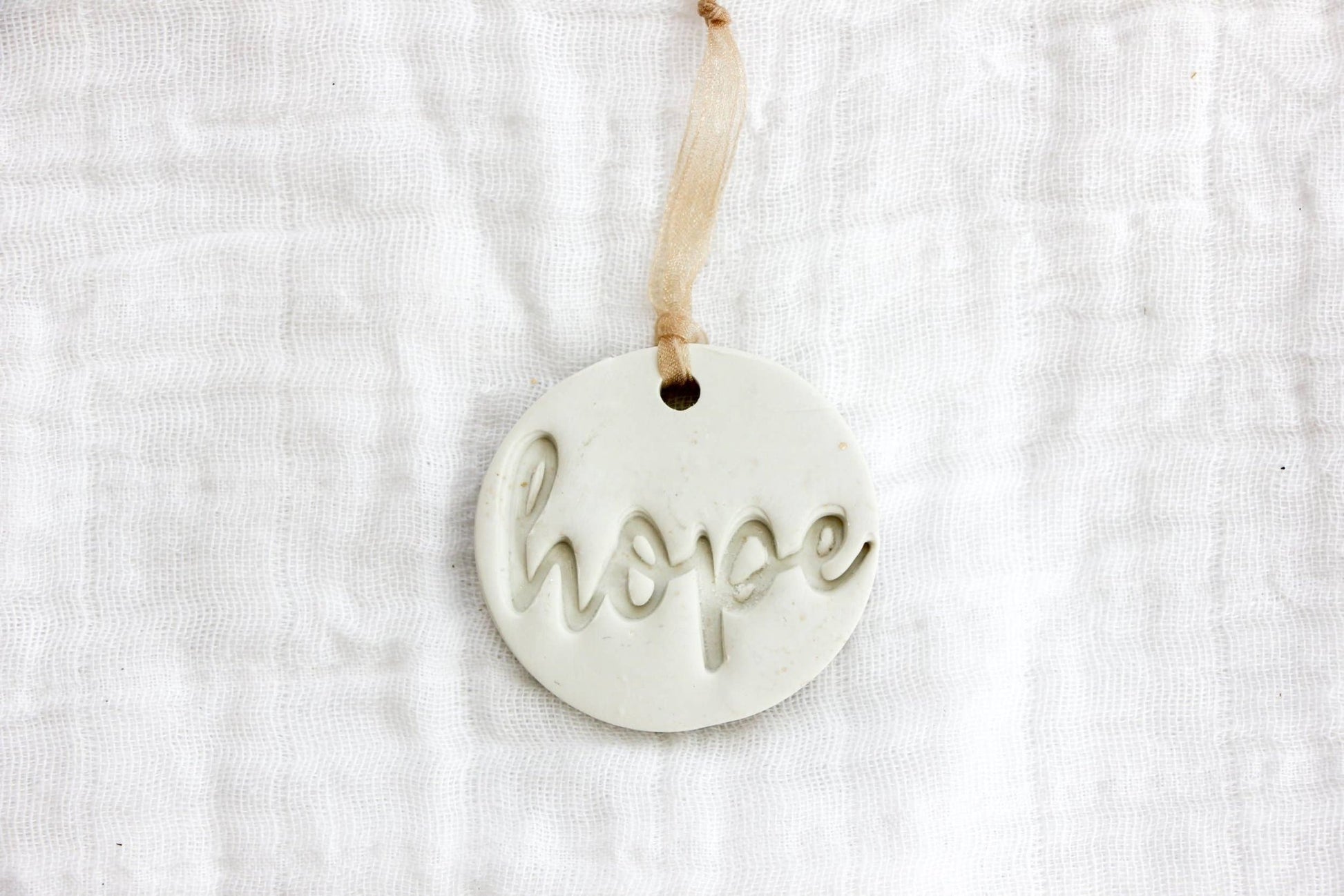 Stamped Inspirational Polymer Clay Ornaments - Purpose + Passion Boutique