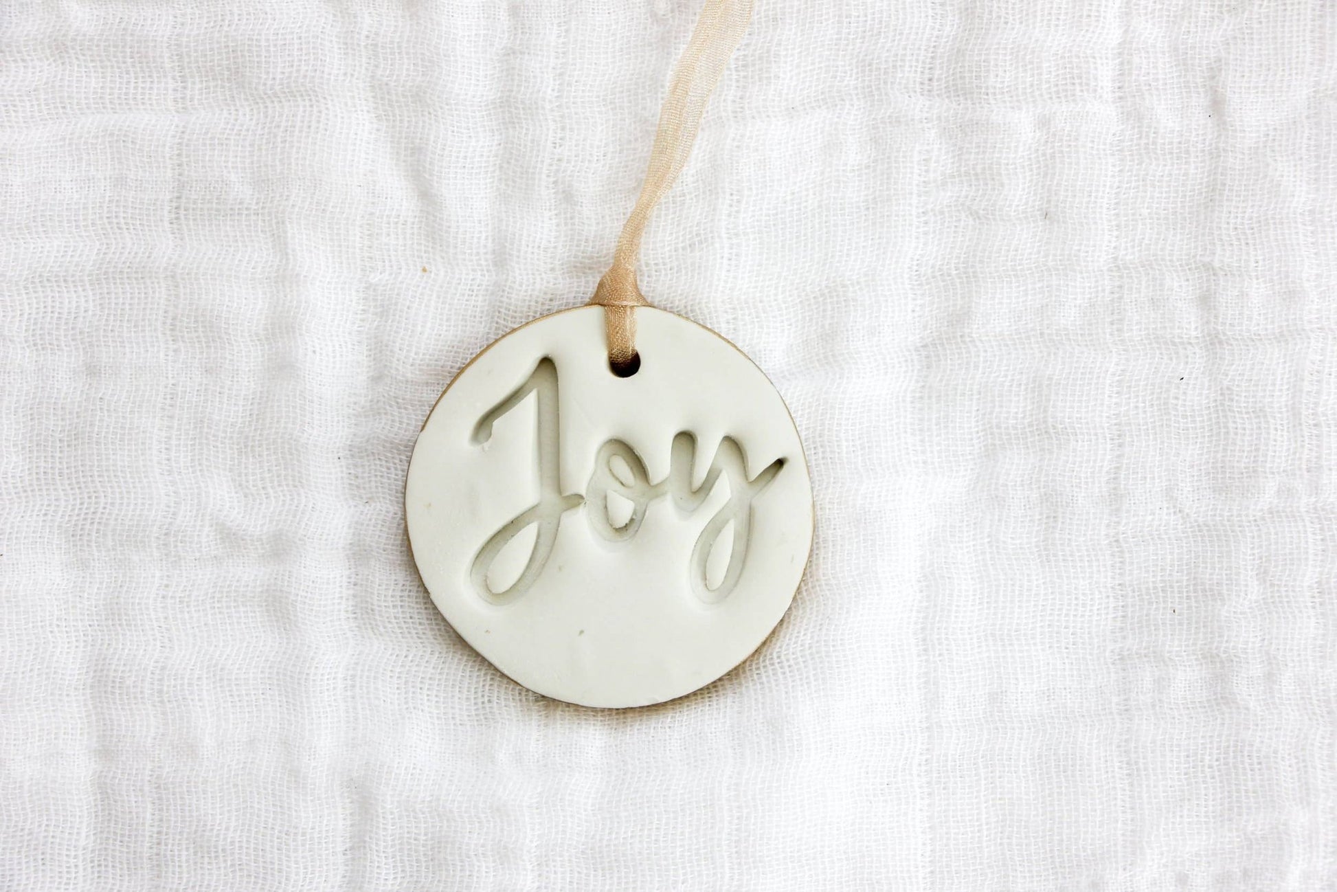 Stamped Inspirational Polymer Clay Ornaments - Purpose + Passion Boutique