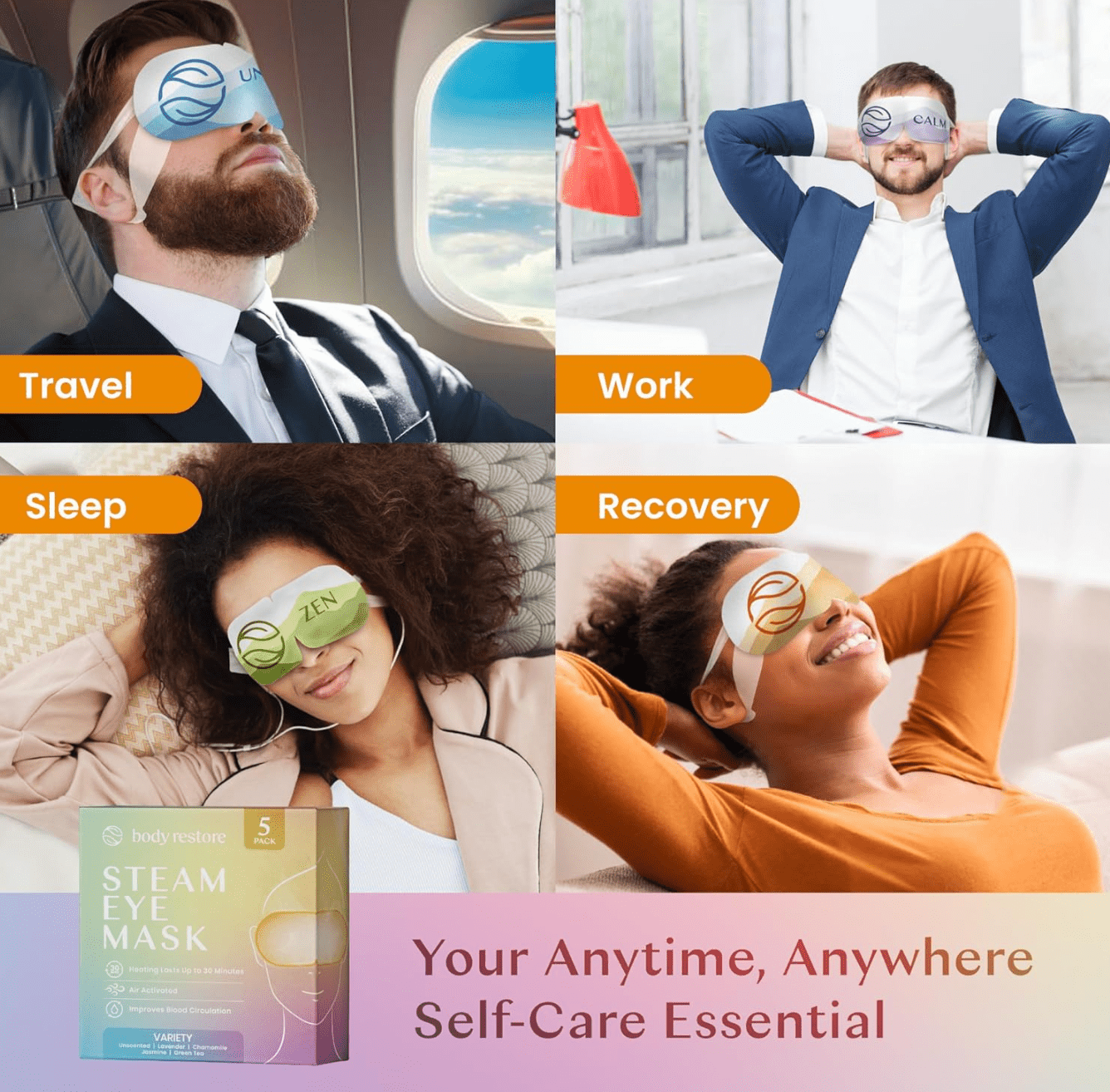 Steam Eye Mask - Purpose + Passion Boutique