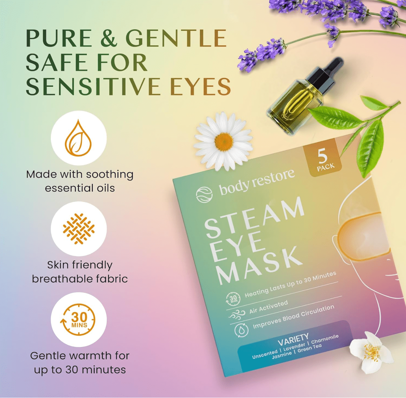 Steam Eye Mask - Purpose + Passion Boutique