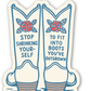Stop Shrinking Yourself Sticker - Purpose + Passion Boutique