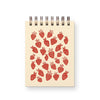 Strawberry Pattern Mini Jotter Notebook - Purpose + Passion Boutique