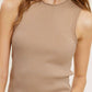 Stretchy Ribbed Fabric Sleeveless Top - Purpose + Passion Boutique