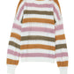 Stripe Hollow Knitted Loose Sweater - Purpose + Passion Boutique