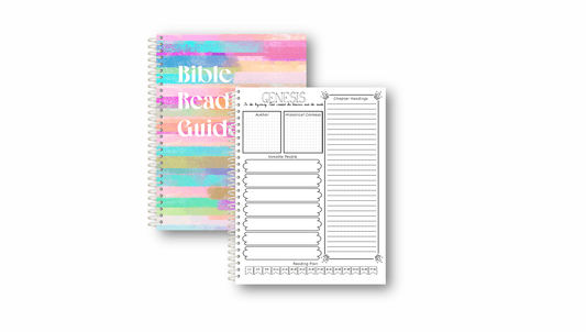 Striped Bible Reading Guide | Spiral - bound Journal - Purpose + Passion Boutique