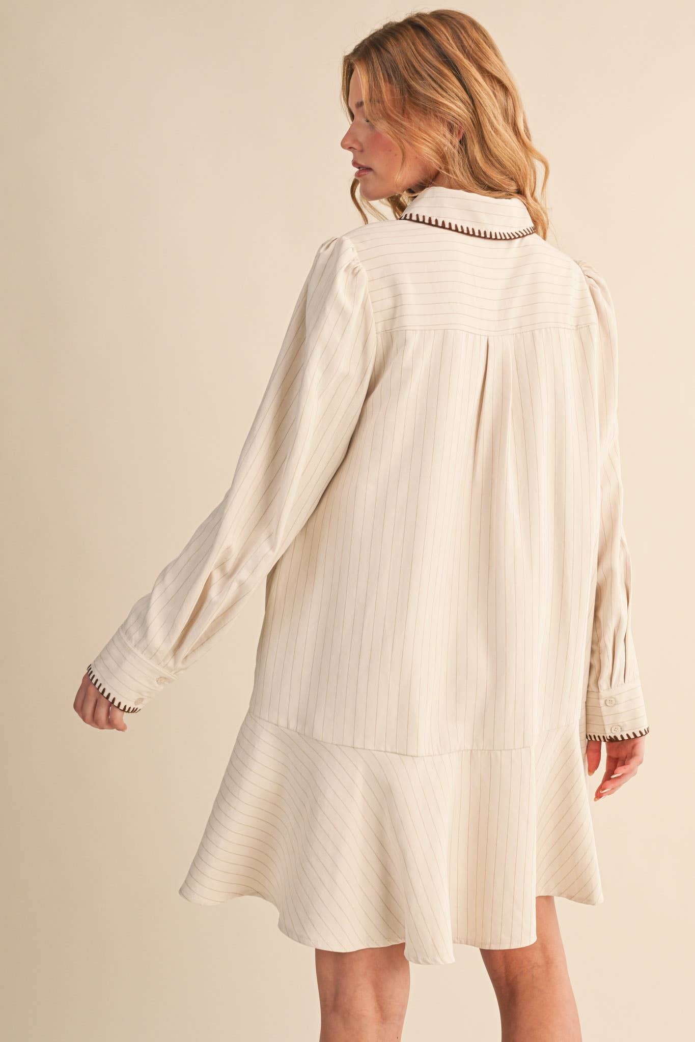 Striped Button - Down Midi Dress - Purpose + Passion Boutique